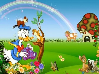 Funny Cartoon Wallpaper Display