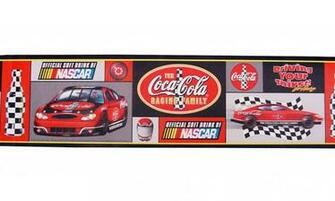 Home Coca Cola Nascar Wallpaper Border