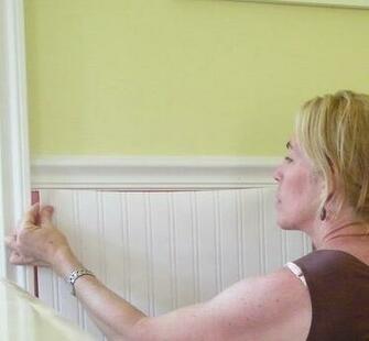 Faux Beadboard Display Ideas