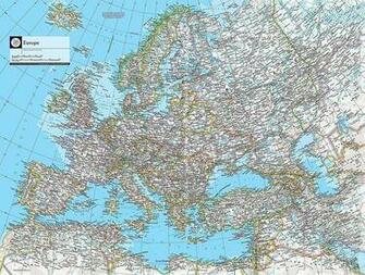 Map Of Europe Wallpaper Wall Mural Self Adhesive Multiple Sizes