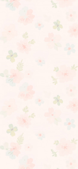 Gentle Floral Beige Pattern Wallpaper Cute