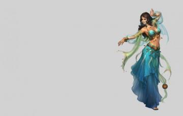 Wallpaper Girl Fantasy Dance Art Image For Desktop Section