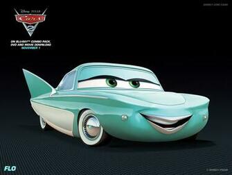Flo Disney Pixar Cars Wallpaper