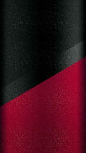 Dark S7 Edge Wallpaper Black Background And Silver Line Red