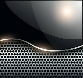 Metal Background Design Elements Vector