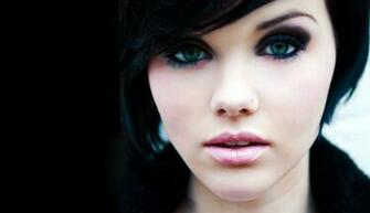 Brunettes Women Blue Eyes Melissa Mellisa Clarke