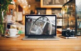 1k Wallpaper Desk Macbook Notebook Camera Canon Photo HD