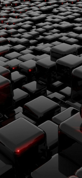 3d Block iPhone Wallpaper