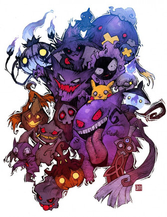 Ghost Type Pokemon Fan Art Wallpaper