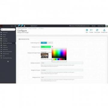 Background Changer Ultimate Module Prestashop