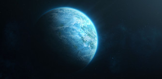Blue Planet Space 4k Wallpaper HD Digital Universe Image