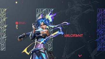 Neon Valorant 4k Ultra HD Wallpaper Background Image