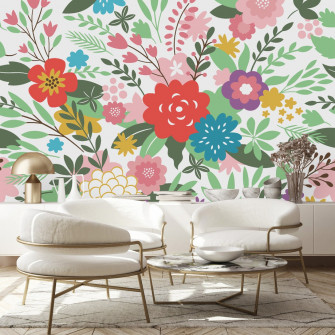 Summer Flowers Wallpaper Buy At The Best Price With Delivery