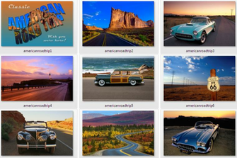 Classic American Road Trip Wallpaper Thumb