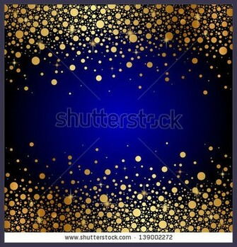 Blue And Gold Luxury Background