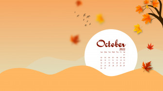 October Desktop Wallpaper