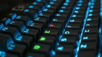 Black Computer Keyboard Rgb Mechanical Keyboards Pc