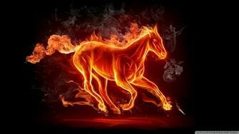 Standard Fire Horse HD Wallpaper Background