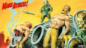 Mars Attacks Comedy Sci Fi Martian Alien Aliens Action 1mat