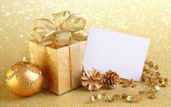 Pretty Christmas Gift Wallpaper Wide HD Cool