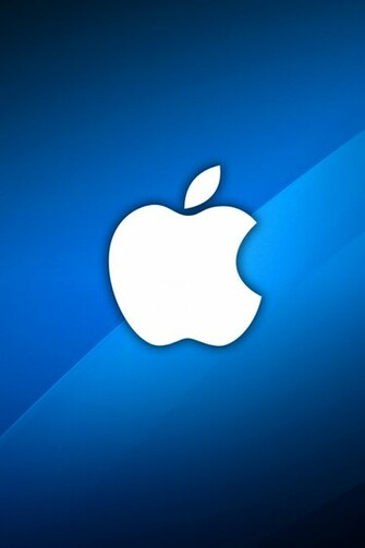 Blue Apple iPhone Wallpaper HD