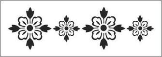 Victorian Stencils Flora Stencil