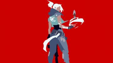 Minimalist Jett Background Valorant