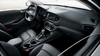 Wallpaper Hyundai Ioniq Electric Car Hybrid Interior Cars