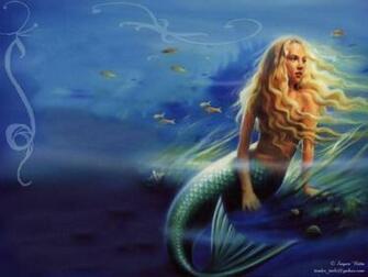Mermaid Moon Fantasy Widescreen HD Wallpaper Beautiful Desktop