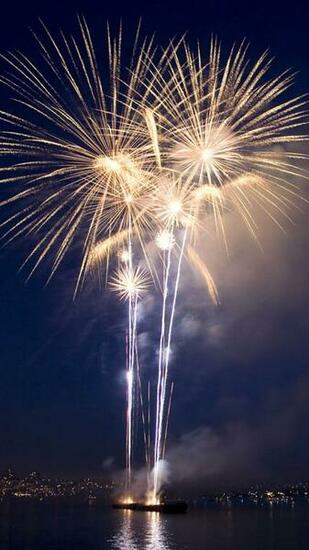 Very Nice Fireworks iPhone Wallpaper HD