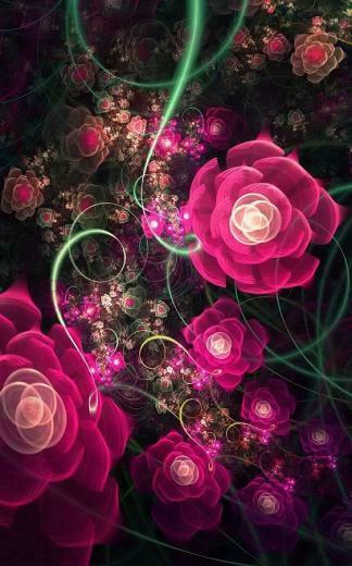 Glowing Flowers Live Wallpaper Android Apps On Google Play