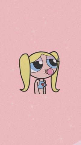 Powerpuff Girls Wallpaper Power Puff Bubbles Cute Simple