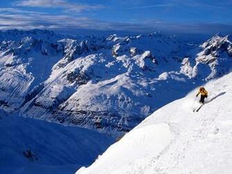 Mountain Ski Wallpaper