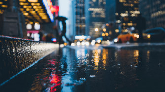 City Rain Wallpaper