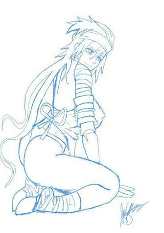 Kukaku Shiba Bleach Sketch By Gstevensart