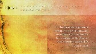 Desktop Wallpaper Calendars July