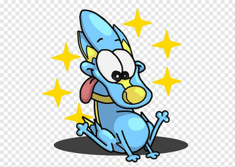 Modern Spunky Rocko Bev Bighead Electrike Digital Art