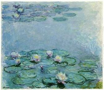 Water Lilies Claude Monet As Art Print Or Hand Painted Oil