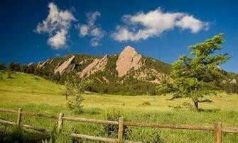 Boulder Flatirons Colorado Co County