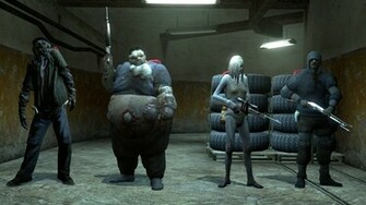 Zombies Hunter Left Dead Gangster Witches Smoker HD Wallpaper Of