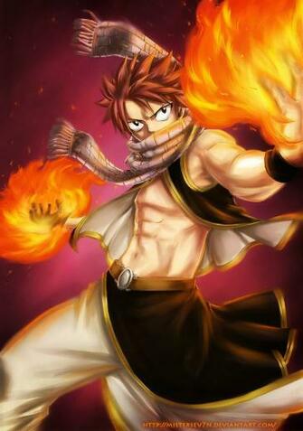 Natsu Dragneel Fairy Tail Mage Dragon Slayer Anime Fan Art