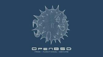 Open Bsd Text On White Background Source Openbsd Unix
