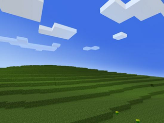 Windows Xp Bliss Desktop Background Recreated In Minecraft