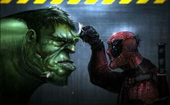 Hulk Vs Deadpool By Saadirfan