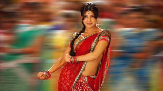 Priyanka Chopra Radiates Elegance In HD Saree Wallpaper