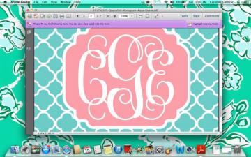 Monogram Computer Wallpaper Generator On