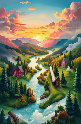 Model Railroad Backdrops Wallpaper