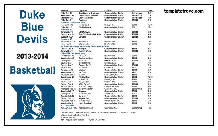 College Basketball Desktop Wallpaper Schedules