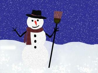 Snowman Screensavers Wallpaper HD Background