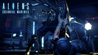 Aliens Colonial Marines Wallpaper YuiPhone Alien Pin Down